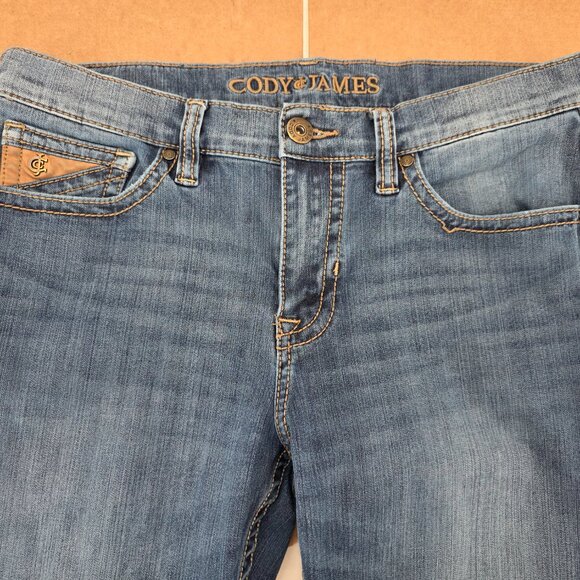 Cody James  Night Hawk Basic Medium Wash Slim Stretch Men Denim Blue Jean 32x32 - Picture 3 of 9